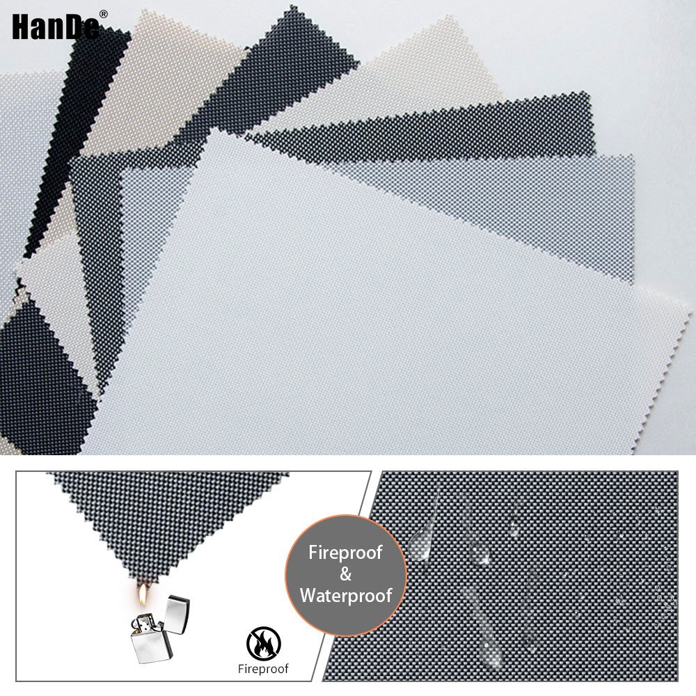 Modern Electric Blackout Zip screen Roller Blinds Eco-friendly Waterproof Outdoor Fabric Zipper Horizontal Blinds