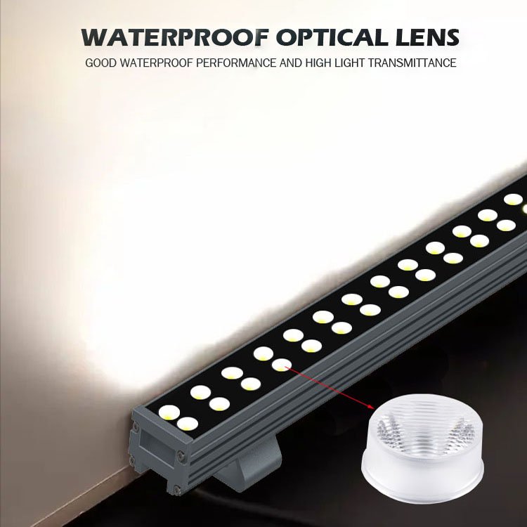 Hotel Commercial Led Wall Washer Rgbw Waterproof IP65 Control Available Aluminum Alloy DMX512 RGB Wall Washer Led lamp