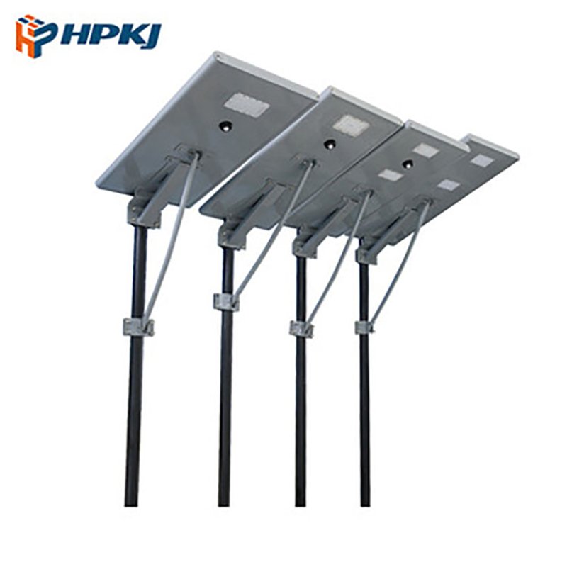 Newest 30w 40w 120w All In One IP65 Lithium Battery Powered Smart Self Cleaning Solar Street Light