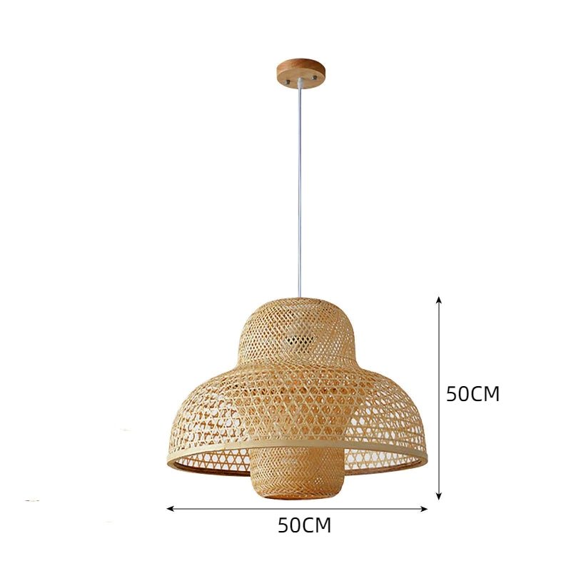 Unique Home Design with Classic Style and Modern Rustic Decor with Custom Lampshade Rattan Chandeliers