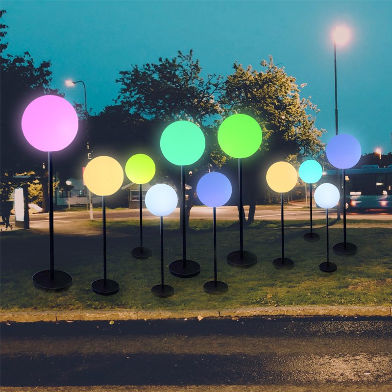 Outdoor waterproof blinking flashing garden floating swimming pool Led ball lamp holiday light