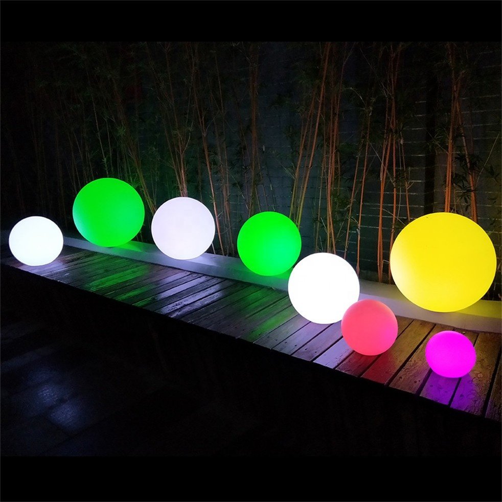 Outdoor waterproof blinking flashing garden floating swimming pool Led ball lamp holiday light