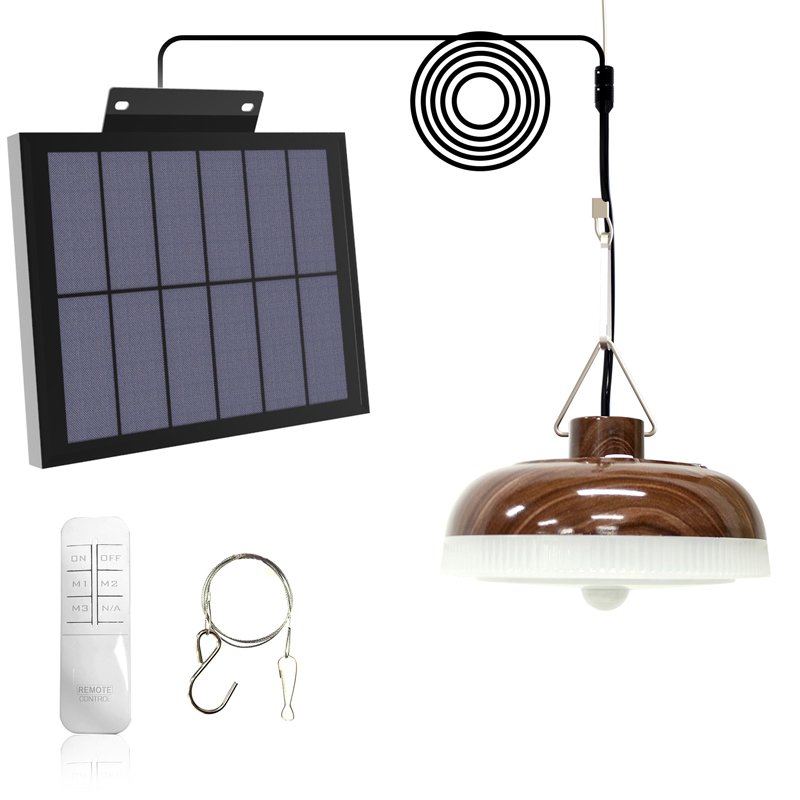 Ip65 Indoor Outdoor Waterproof Induction Solar LED Ceiling Light For Garden Round Solar Light