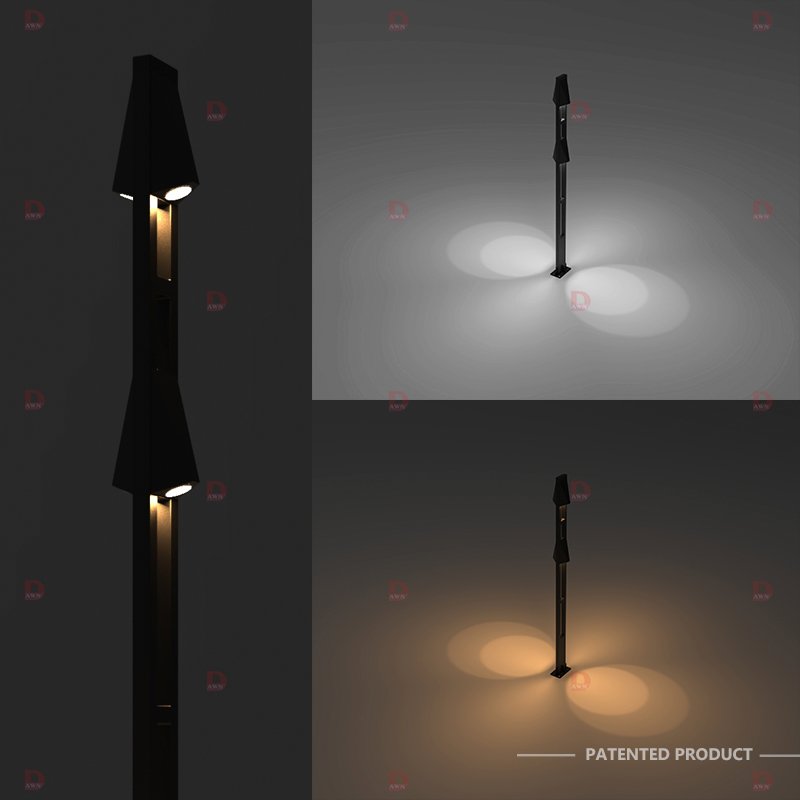 DAWN Professional Manufacturer Led Garden Light Outdoor Solar Power Lamp For Garden Courtyard Road