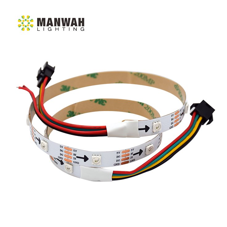 Manwah Lighting Running Magic W2812B Led Strip Price Led Light Luces Changing Copper Led 90 Color 80 WS2812B Light Strings 24v