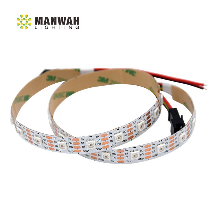 Manwah Lighting Running Magic W2812B Led Strip Price Led Light Luces Changing Copper Led 90 Color 80 WS2812B Light Strings 24v