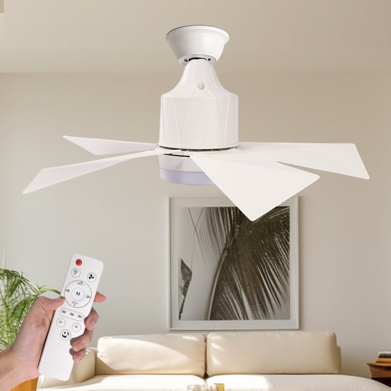 Hot Sale Ceiling Light with Fan 3 Modes Adjustable with Remote Control Portable For Outdoor Activities