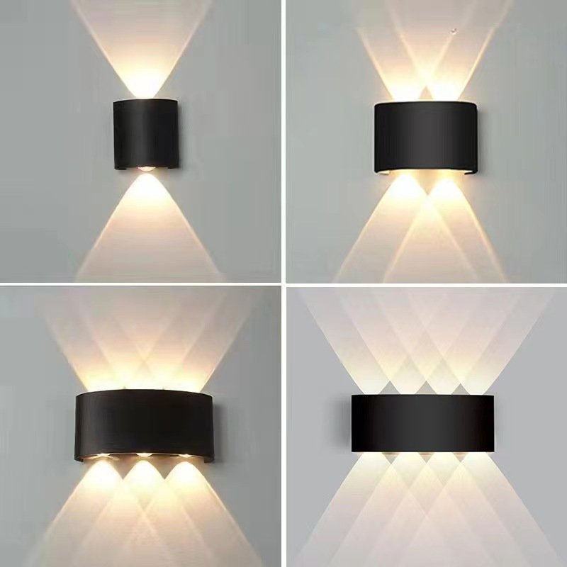 LED wall light Modern Style wall lamps 2W 4W 6W 8W with white and black optional color
