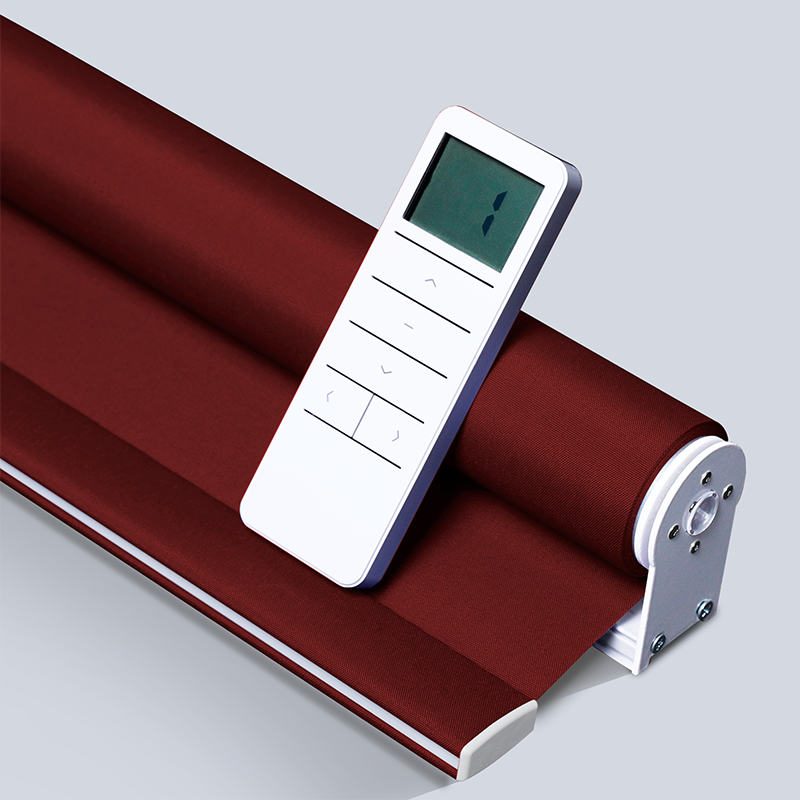Roller Blinds Polyester Blackout Motorized Smart Curtain Window Cordless Roller Blinds