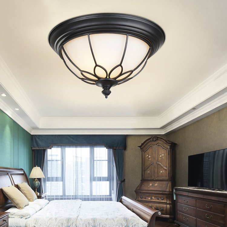 LED outdoor ceiling light waterproof sun table lamp modern simple outdoor courtyard corridor corridor gate circular ceiling lamp