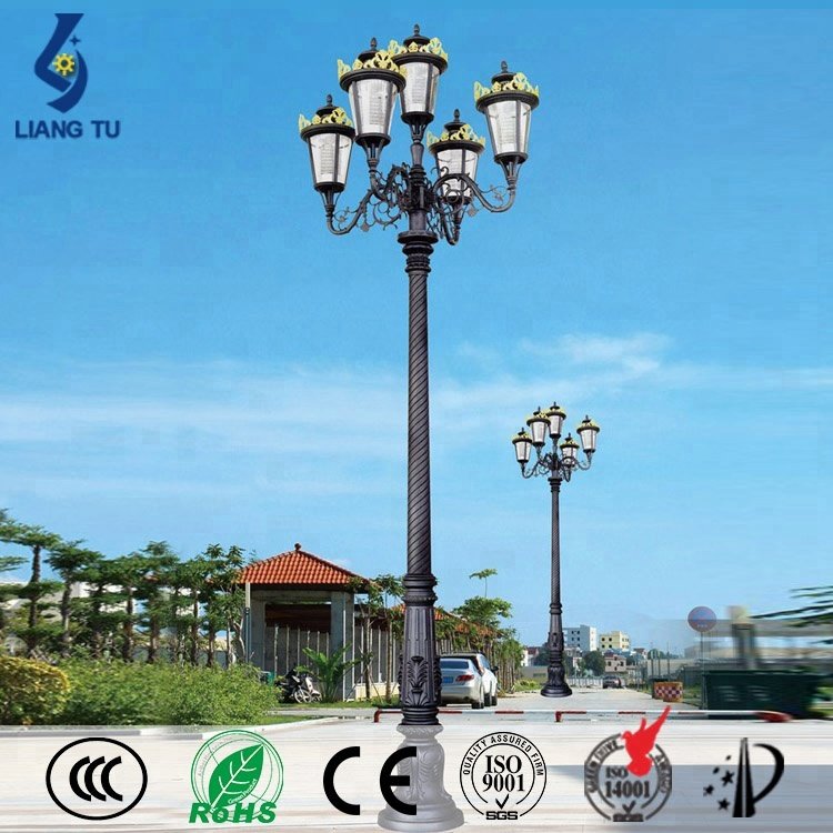 Factory Customized European Italian Style Retro E27 IP65 Outdoor Garden Landscape LED street light