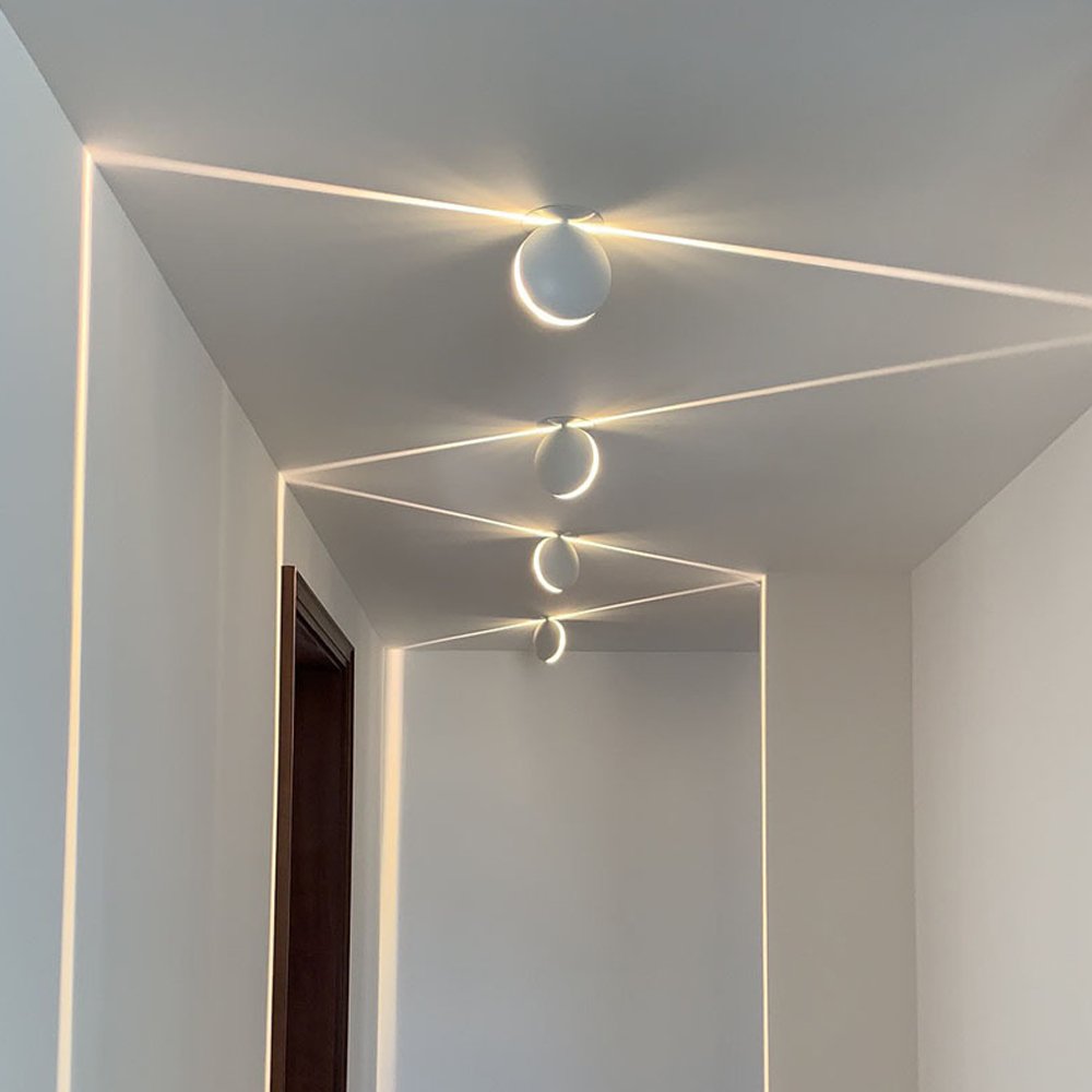 High quality new modern LED wall light outdoor wall light corridor corridor ceiling variable concentration line wall light