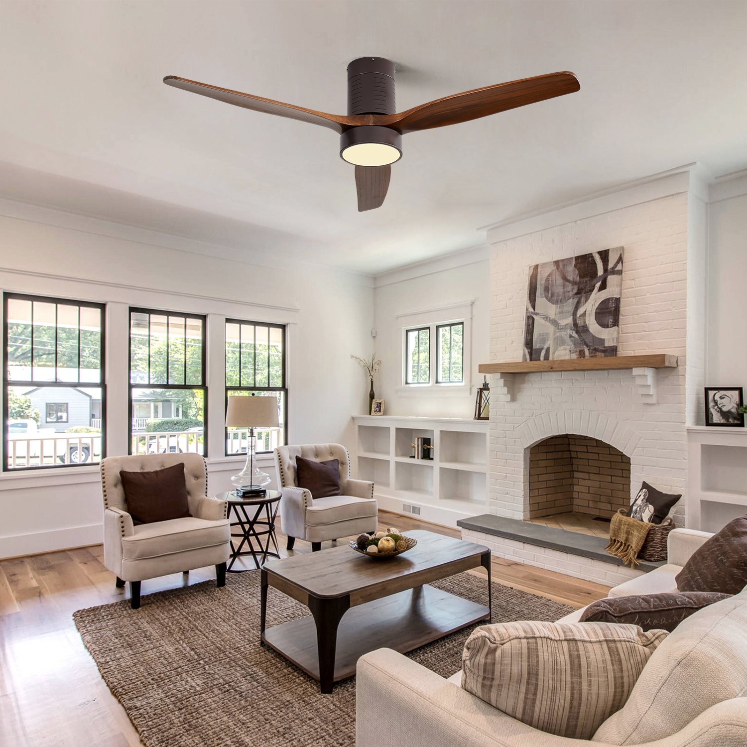 SAA Fan Unique Ceiling Fan With Remotr Modern Ventilation Ceiling Fan For Outdoor