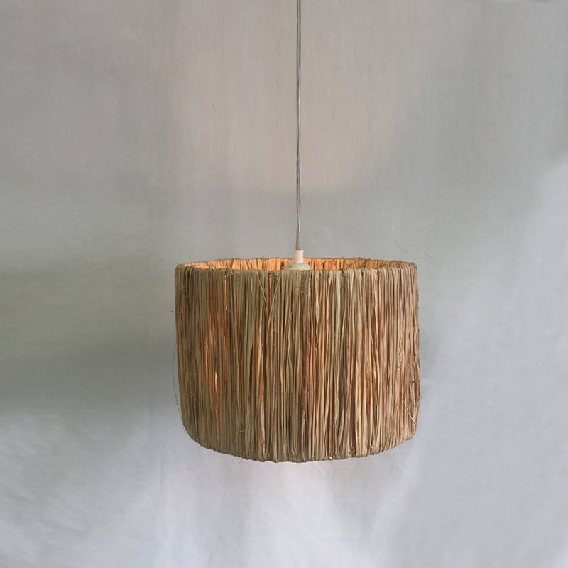 Natural style wicker rattan lampshade lighting modern design for indoor&outdoor decoration rattan hanging lamps