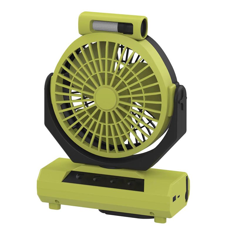 Promotion 20000mah Rechargeable Electric Industrial Camping Fan Tent Fan with LED Light Auto-oscillating Desk Outdoor Table Usb