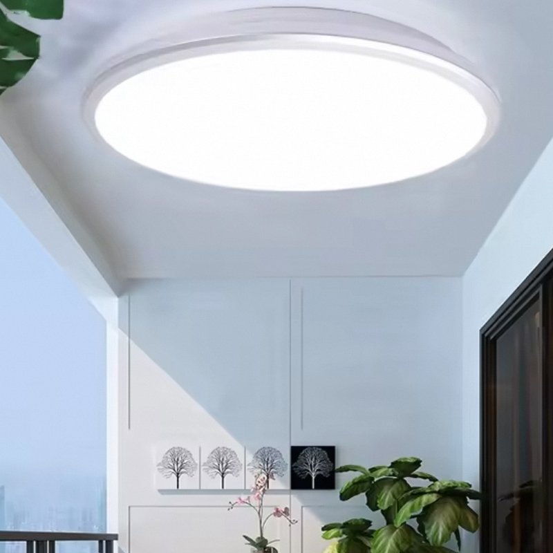 3CCT Surface Mounted Round For Living Room Tri-proof Lamp Waterproof Bedroom Led Ceiling Lamps