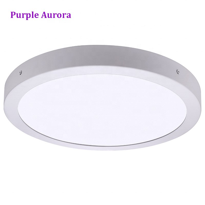 Manufacturer Project Surface Mounted LED Panel Lights Ceiling Dimmable Round Therapy Workshop Office Lighting