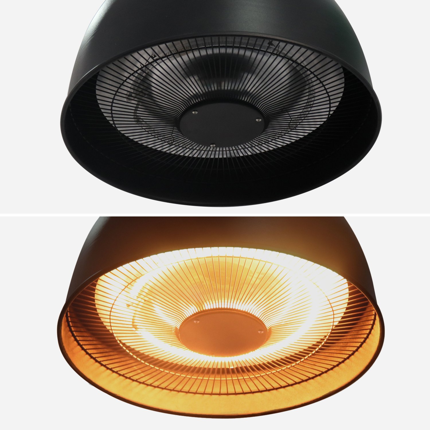 2000W Ceiling Mounted Halogen Greenhouse Infrared Electric Outdoor Heaters for Garden with Remote
