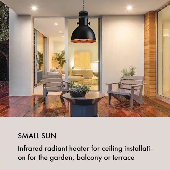 2000W Ceiling Mounted Halogen Greenhouse Infrared Electric Outdoor Heaters for Garden with Remote