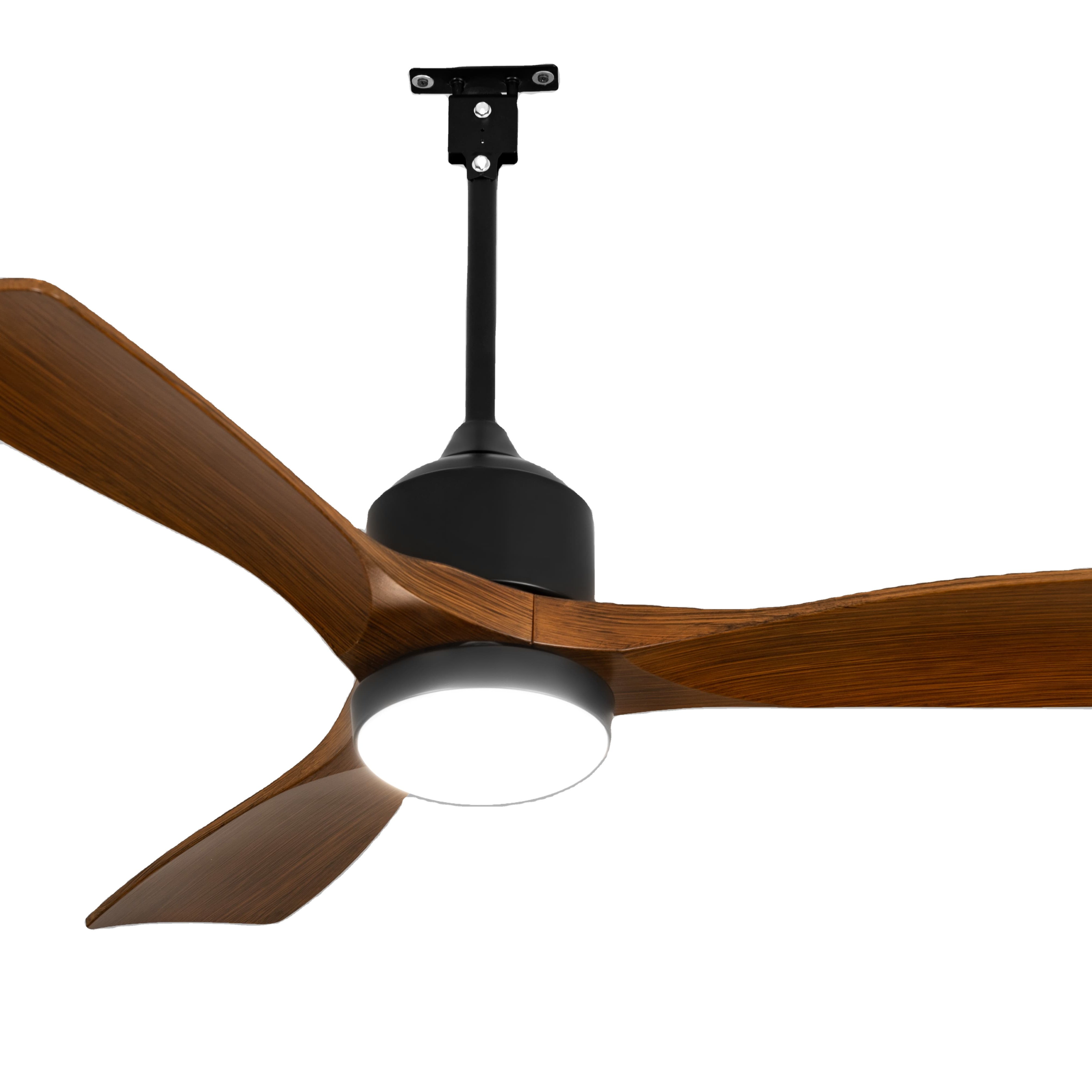 Gazebo Ceiling Fan with Light 42 Inch Modern American Waterproof IP44 Remote Control Outdoor Ceiling Fan Light for Courtyard