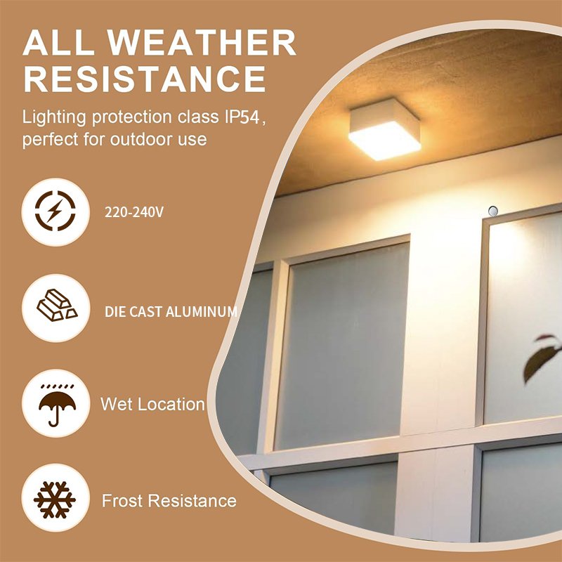 Modern contracted wind indoor and outdoor led corridor ceiling light