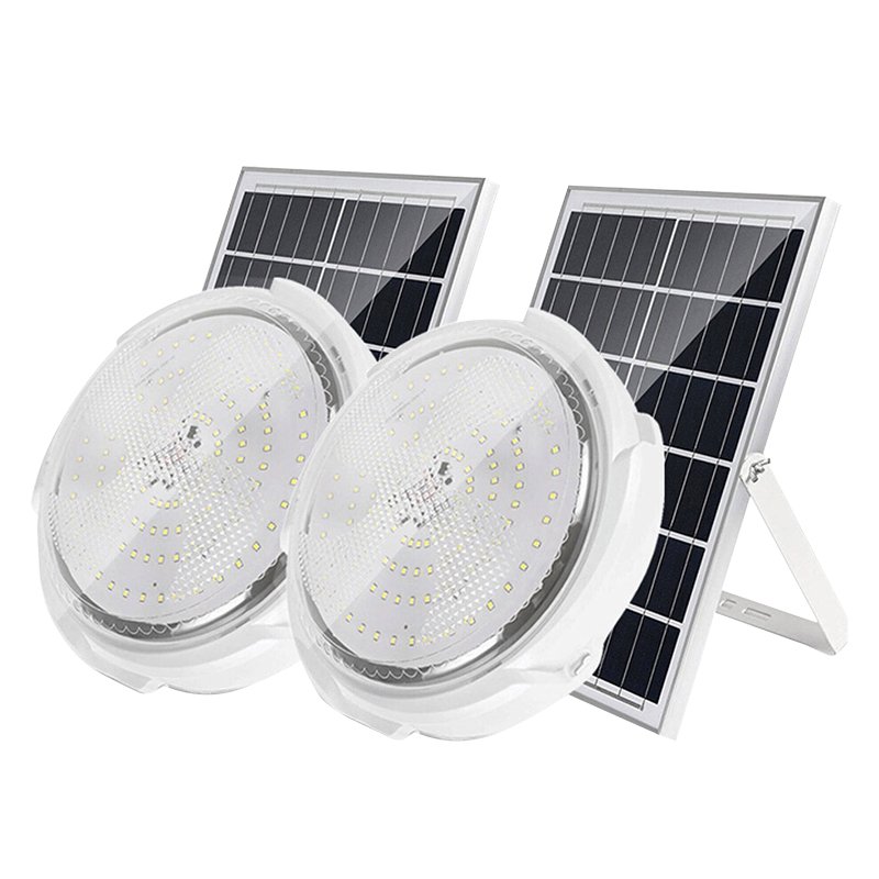 High Quality Remote Control Round Waterproof 80w 100w 200w Solar Led Ceiling Light For Living Room Bedroom Lawn Garden Lamp