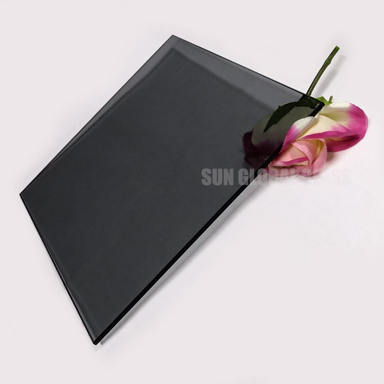 5mm 6mm Smoke Grey Tempered Glass Safety Light Euro Gray Tinted Toughened Glass for Window Partition Wall Shower Door
