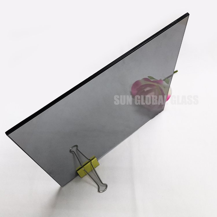 5mm 6mm Smoke Grey Tempered Glass Safety Light Euro Gray Tinted Toughened Glass for Window Partition Wall Shower Door