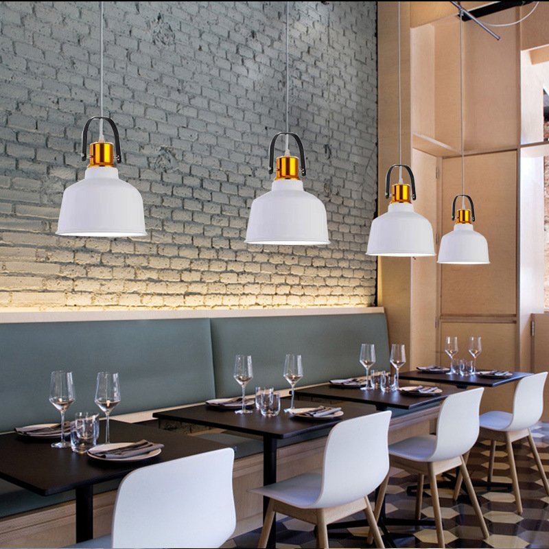 American retro restaurant clothing store personality creative industrial style metal pendant lights