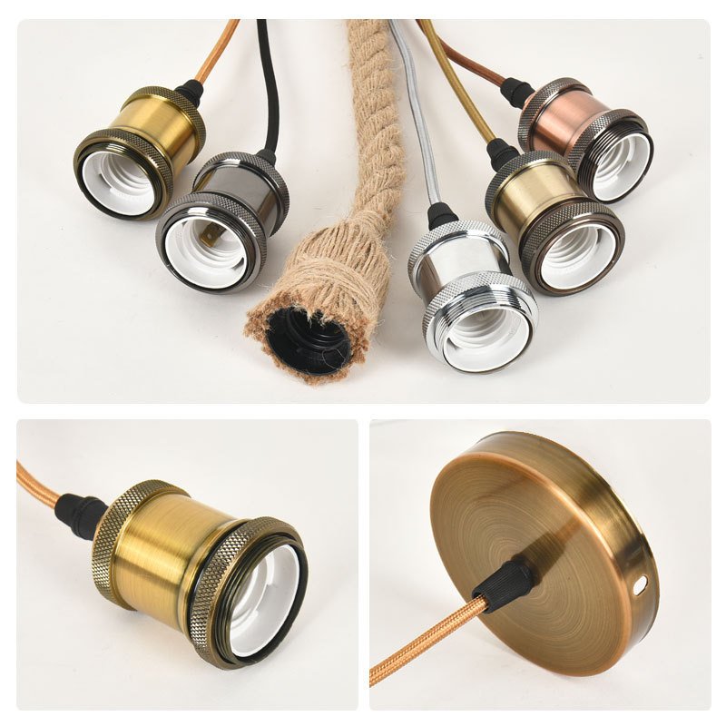 Customizable economy modern wire hanging decoration lights led pendant lamp single-head light for dinning room bedroom