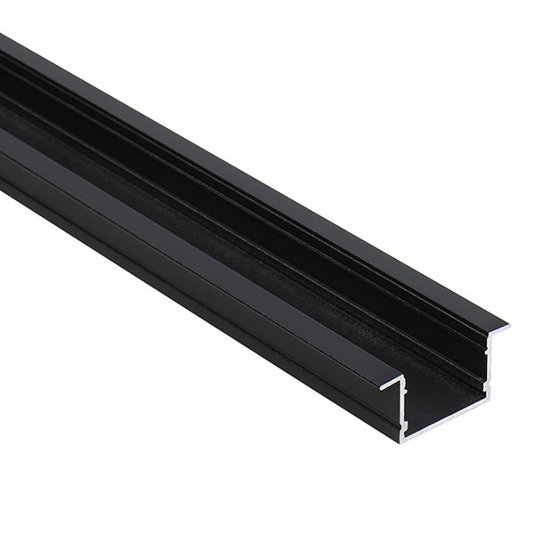 Aluminium channel recessed ceiling concealed led line light aluminium alloy light channel bright installation line light black