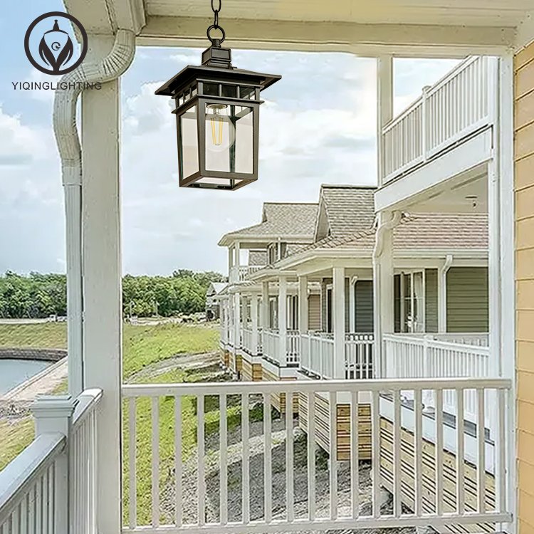 Waterproof Outdoor Ceiling Lamp Antique Design Garden Lamp Outdoor Balcony Lighting Pendant Light