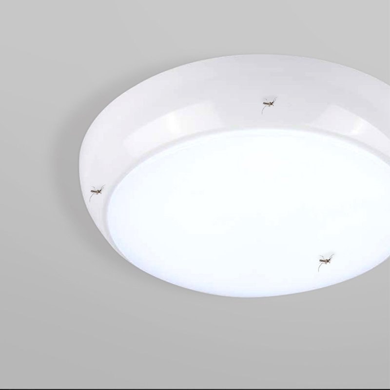 LED Ceiling Lamp Plastic IP65 Bathroom Ceiling Light 110V 220V Waterproof Light 18W 24W Outdoor Balcony Lights