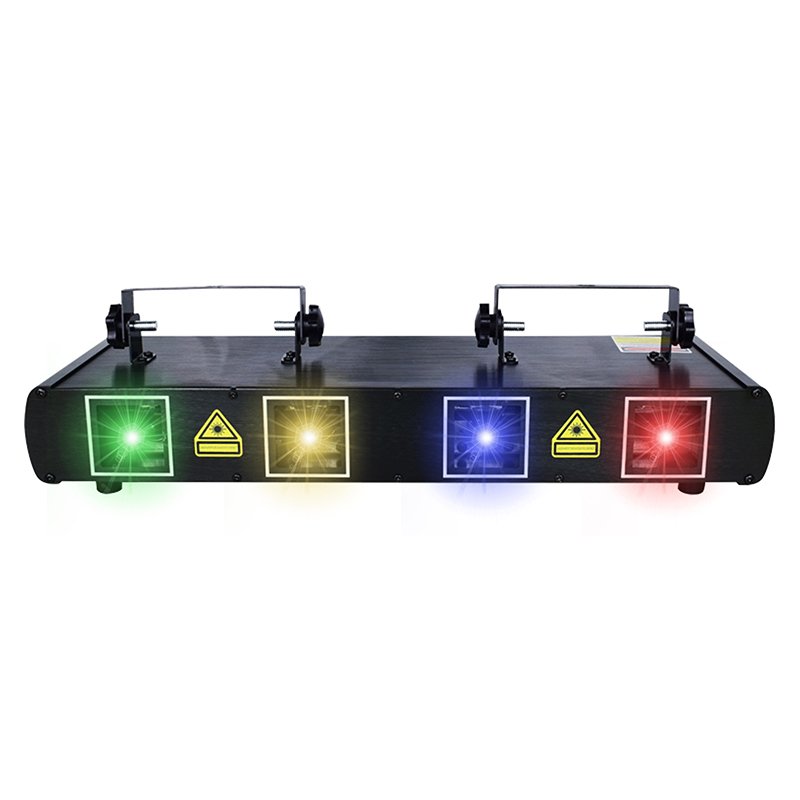 New Version 4 Lens RGB Stage Sound Activated DJ Led Projector Party Lights DMX 512 Controller for Birthday Disco Dance Floor