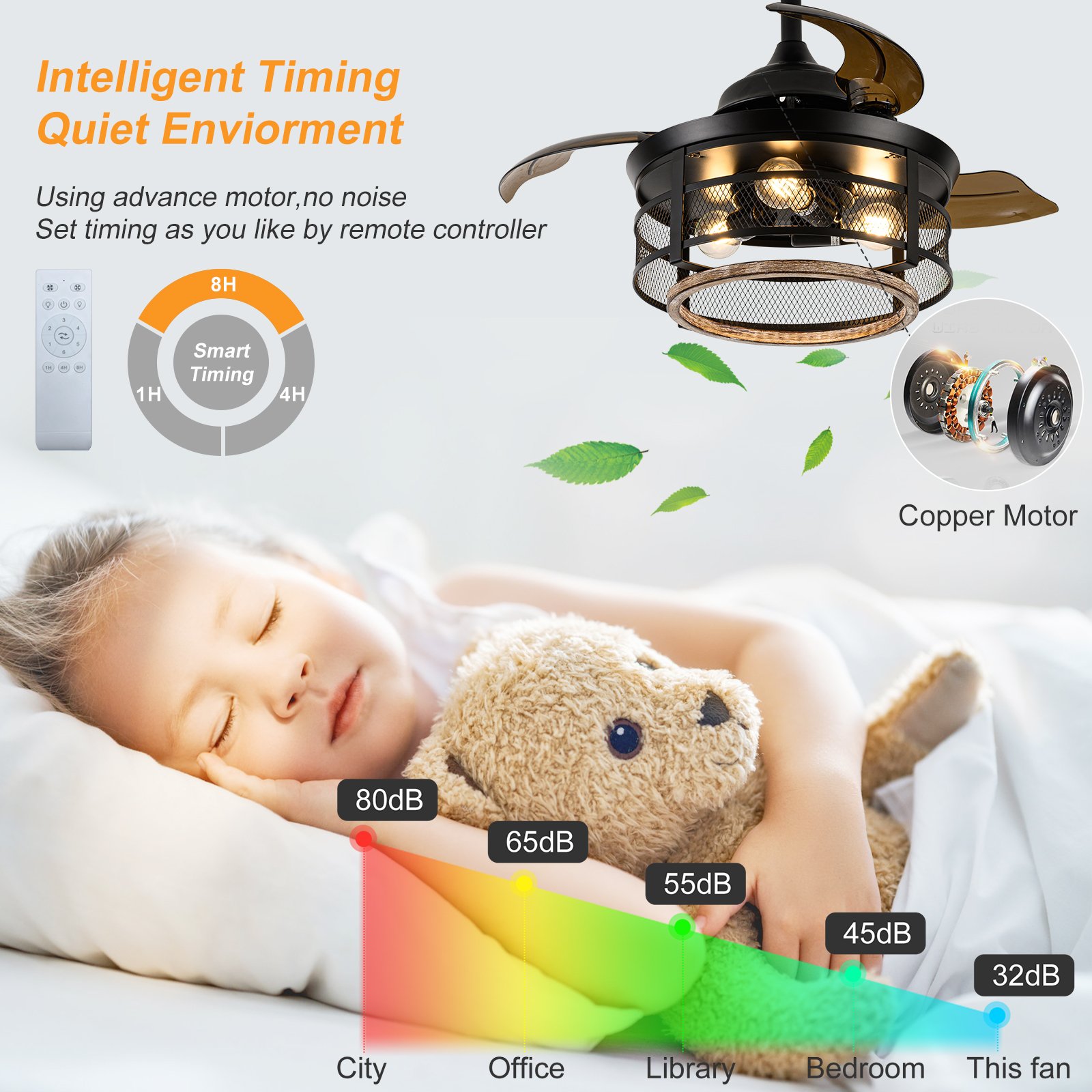 modern dimmer light indoor home dc ceiling bladeless fan electric led bladeless ceiling fan with led light