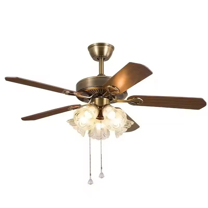 luxury modern chandelier outdoor remote control led silent ceiling fan with light