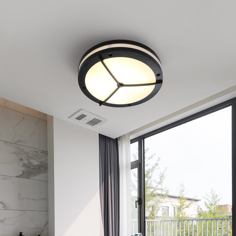 Modern round wall lights led up and down wall lamps home difference style black IP65 ceiling lighting