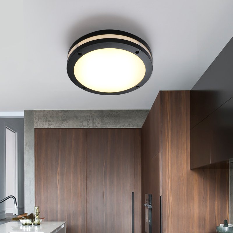 Modern round wall lights led up and down wall lamps home difference style black IP65 ceiling lighting