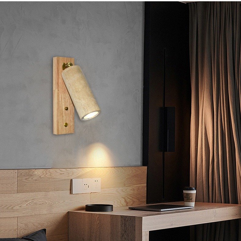 Wabi-sabi wind hallway led commercial spotlight cream wind no main light living room bright mounted downlight ceiling light