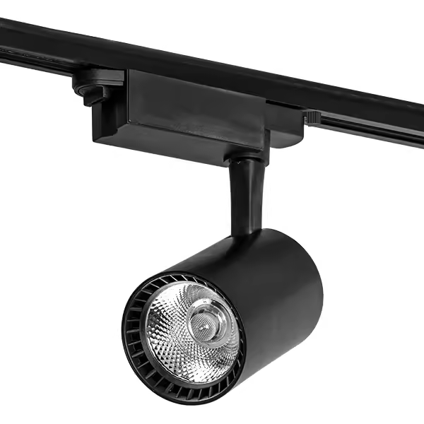 10W 20W 30W High Quality Commercial Led Track Light fixture High Lumen COB Spot Light Aluminium Casing 2 Wire No Flickering