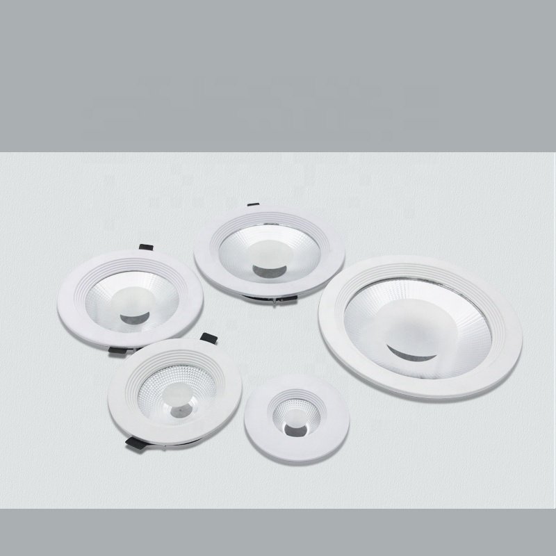 Outdoor Adjustable Flush Wall Led Linear Lighting Round Recessed Surface Mounted Ceiling Cob Led Downlight
