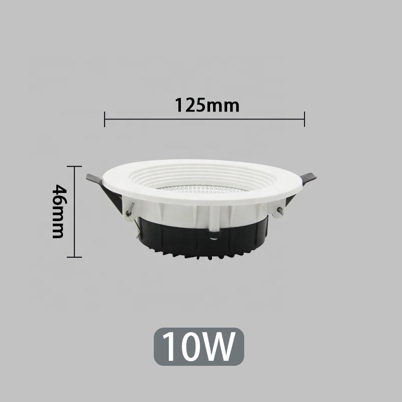 Outdoor Adjustable Flush Wall Led Linear Lighting Round Recessed Surface Mounted Ceiling Cob Led Downlight
