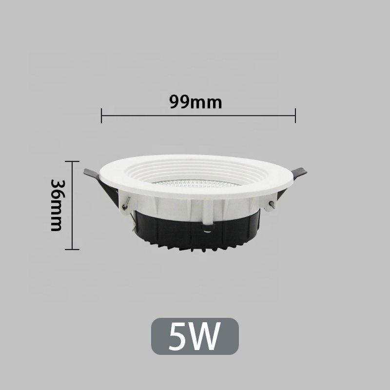Outdoor Adjustable Flush Wall Led Linear Lighting Round Recessed Surface Mounted Ceiling Cob Led Downlight