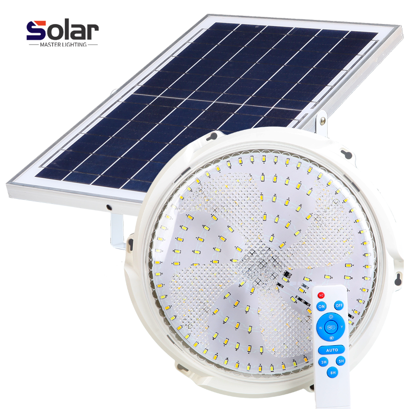 40 160 200 240W indoor solar ceiling light Outdoor Street Shed pendent Light timing brightness indoor solar ceiling light
