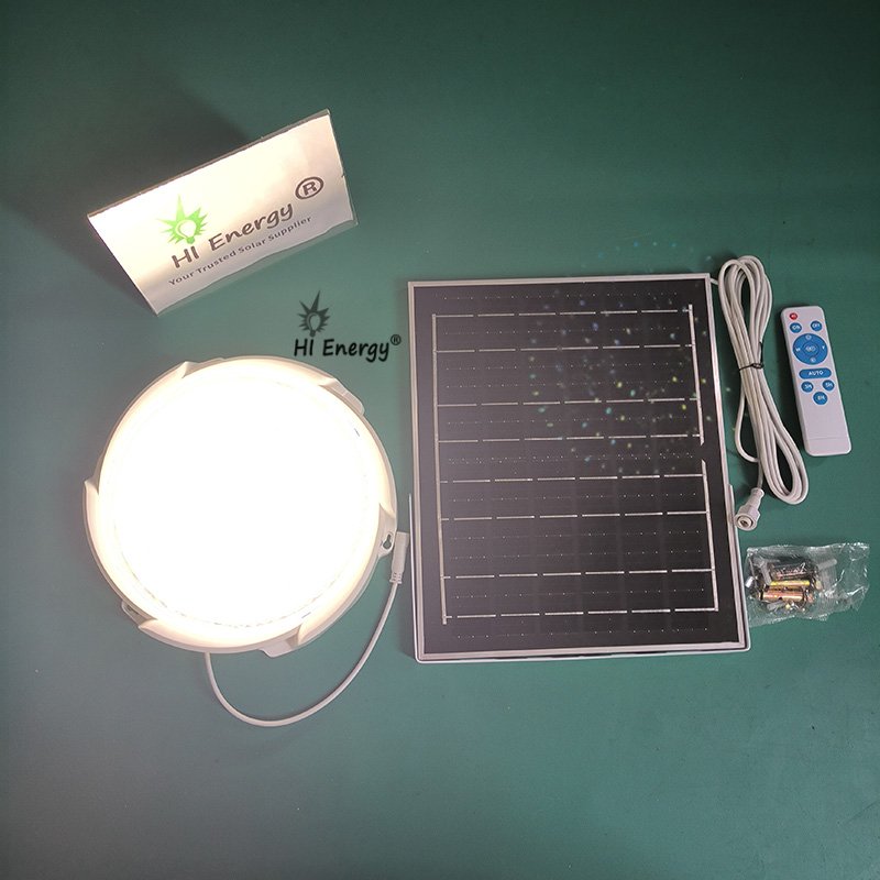 Hi Energy modern design solar ceiling lamp smart dc led lighting ceiling lights 50w 100w 150w 200w