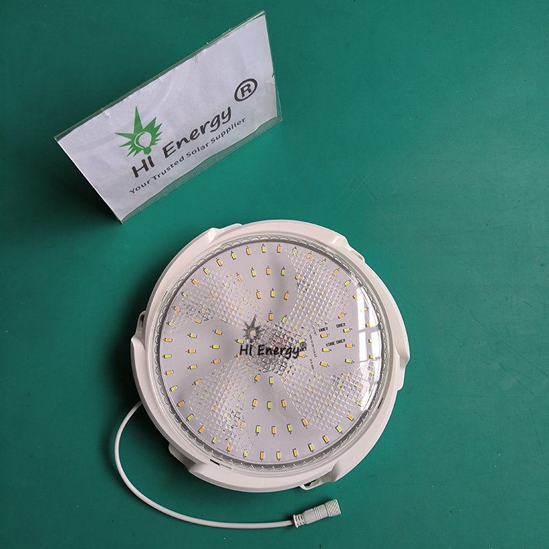 Hi Energy modern design solar ceiling lamp smart dc led lighting ceiling lights 50w 100w 150w 200w