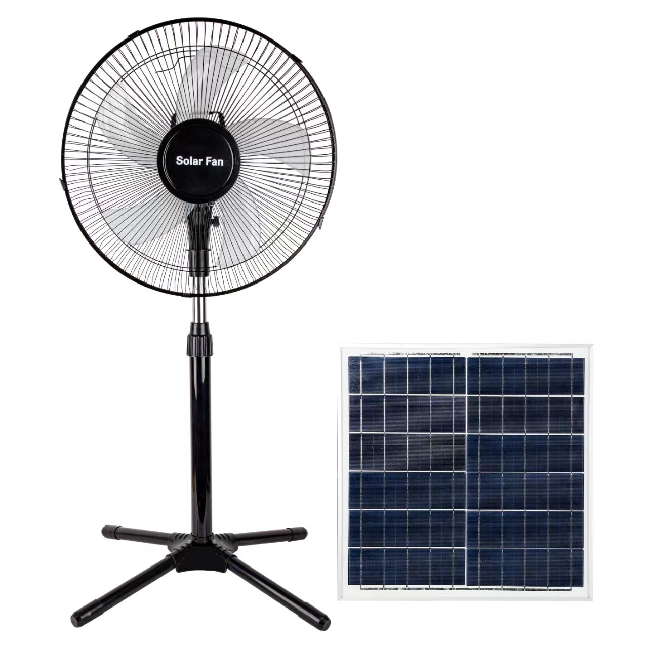 16 Inch Electric Fan Industrial Low Floor Luxury Soundless Retro Home Solar Stand electric Fan household