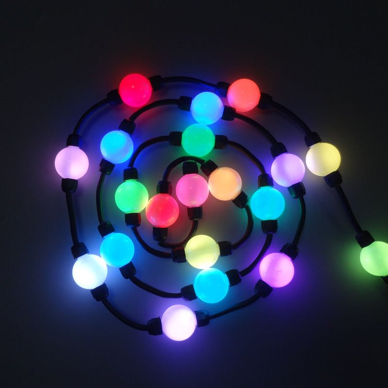 LCL DMX Led Curtain 360-deg Ball DC24V 50mm 3D Ball string lights