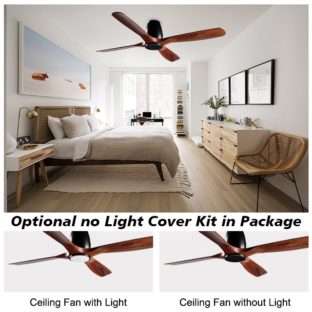 2024 NEW DESIGN 60" cheap Decor DC ceiling fan lights Residential Remote Control Modern Led Ceiling Fan Light
