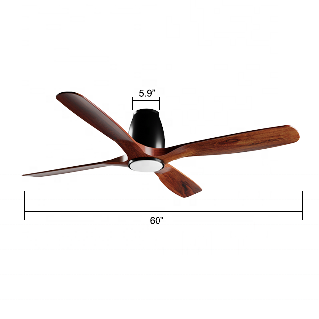 2024 NEW DESIGN 60" cheap Decor DC ceiling fan lights Residential Remote Control Modern Led Ceiling Fan Light